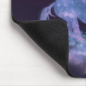 Mystic Unicorn-Silhouette Mousepad (Ecke)