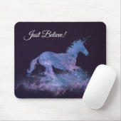 Mystic Unicorn-Silhouette Mousepad (Mit Mouse)
