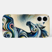 Mystic Unicorn Swirl Case-Mate iPhone Hülle (Rückseite (Horizontal))