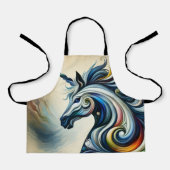 Mystic Unicorn Swirl Schürze (Vorderseite)