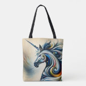 Mystic Unicorn Swirl Tasche (Rückseite)