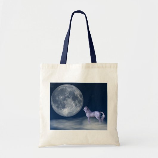 Mystic Unicoron Moon Magic Tote Bag Tragetasche (Vorne)