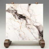 Mystic Veins Imitate Smoky Marbile Tile Print Fliese