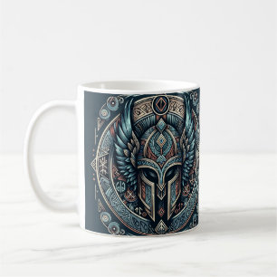 Mystic Viking Rune Helmet Kaffeetasse