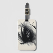 Mystic Vision - Schwarzes Auge - Art Luggage Tag Gepäckanhänger (Vorderseite Vertikal)