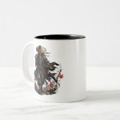 Mystic Wandering Ronin Tasse | Samurai-Krieger in (Vorderseite Links)