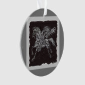 Mystic Warrior Acrylic Ornament (Vorderseite)