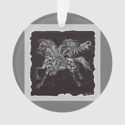 Mystic Warrior Acrylic Ornament (Vorderseite)