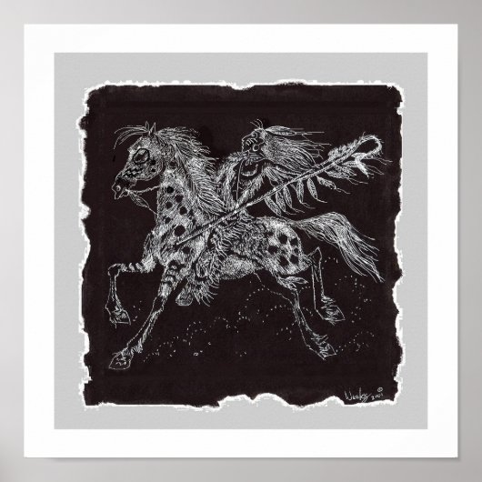 Mystic Warrior Print, Poster Paper (Matte) (Vorne)