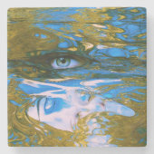 Mystic Waters Steinuntersetzer (Vorderseite)