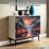 Mystic Waterscape Vision - Decoupage - Seidenpapier