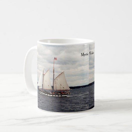 Mystic Whaler coffee Tasse (Vorderseite Links)