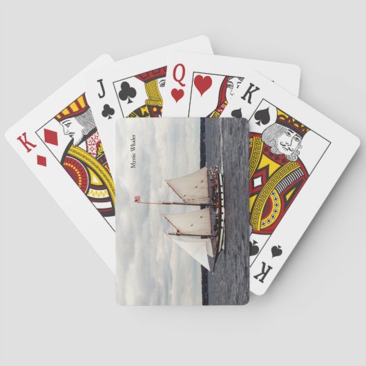 Mystic Whaler spielt Karten Spielkarten (Rückseite)