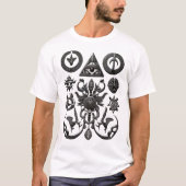 Mystic Whispers: Alte Symbole T - Shirt (Vorderseite)