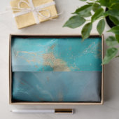 Mystic White Aquamarin Dragon Decoupage Seidenpapier (Geschenk)