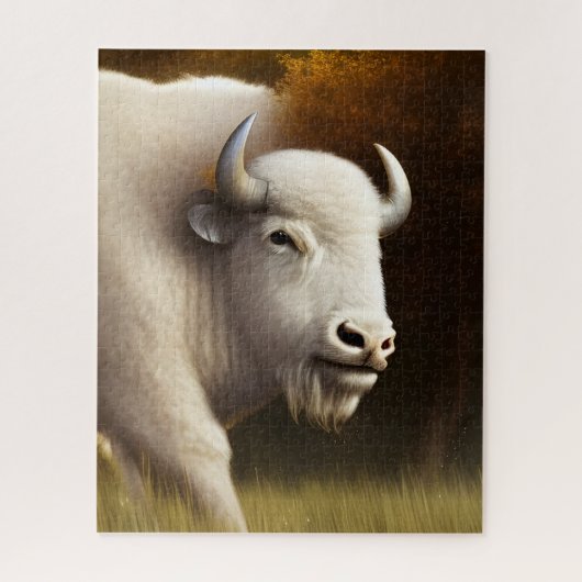 Mystic White Buffalo Puzzle (Vertikal)
