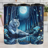 Mystic White Tiger Forest Thermosbecher
