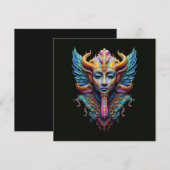 Mystic Winged Deity Einladung (Vorne/Hinten)