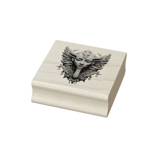 Mystic Winged Deity Gummistempel (Stempel)
