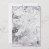 Mystic Winter Floral Holiday Party Einladung (Rückseite)