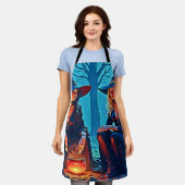 Mystic Witches Cauldron Spellbound Schürze (Getragen)