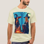 Mystic Witches Cauldron Spellbound T-Shirt (Vorderseite)