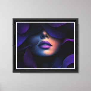 Mystic Woman - ästhetische Wall Art Leinwanddruck