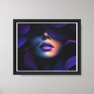 Mystic Woman - ästhetische Wall Art Leinwanddruck