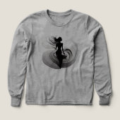 Mystic Woman in Motion – Elegant Silhouette (Design Vorderseite)