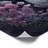 Mystic Woodland Arctic Fox | Fox Wall Print Poster (Ecke)