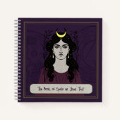 Mystical 8.5x8.5" Witch's Book of Spells Notebook Notizblock (Vorderseite)