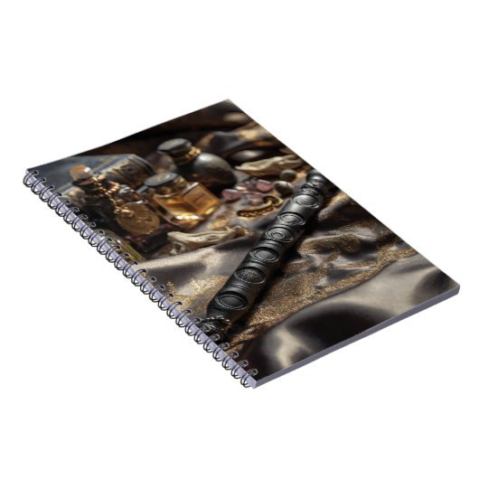 Mystical Alchemy Moon Phases Notebook Notizblock (Rechte Seite)