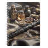 Mystical Alchemy Moon Phases Notebook Notizblock (Vorderseite)