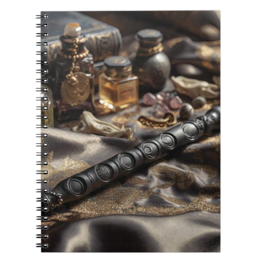 Mystical Alchemy Moon Phases Notebook Notizblock (Vorderseite)