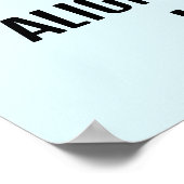 Mystical Alien Poster (Ecke)