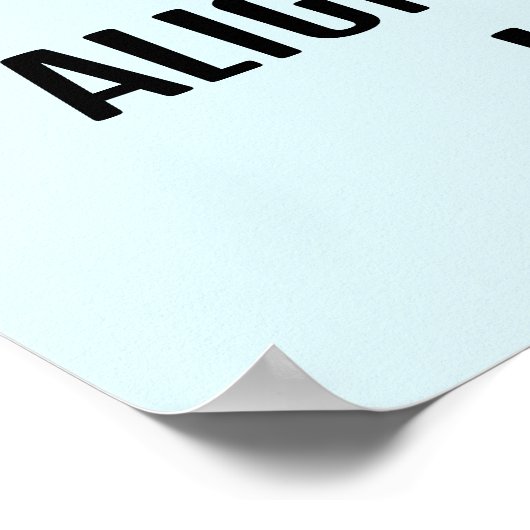 Mystical Alien Poster (Ecke)