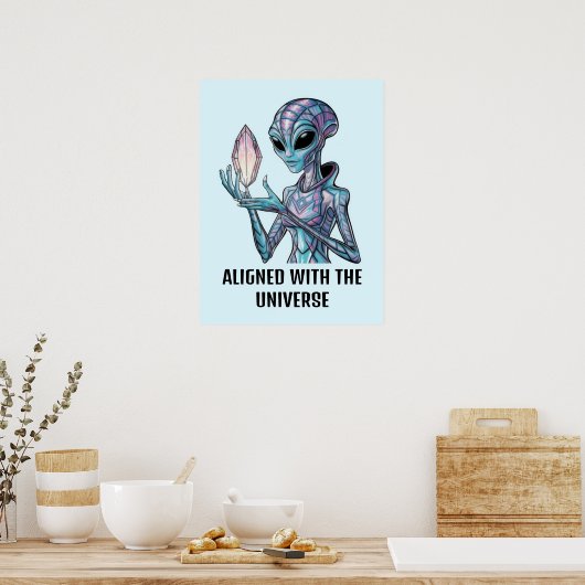 Mystical Alien Poster (Küche)