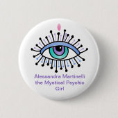Mystical All-Seeing Eye-Button - Personalisierte T Button (Vorderseite)