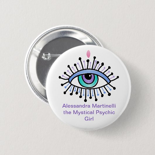 Mystical All-Seeing Eye-Button - Personalisierte T Button (Vorne & Hinten)