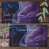 Mystical Amethyst Celestial Reiki Meditation Yoga Visitenkarte