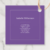 Mystical Amethyst Chakras Reiki Meditation Yoga Geschenkanhänger (Rückseite)