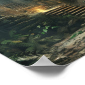 Mystical Ancitical Ruins Fantasy Poster (Ecke)