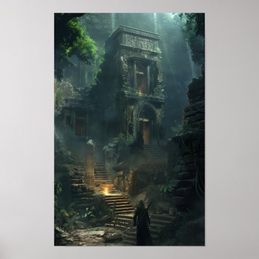 Mystical Ancitical Ruins Fantasy Poster (Vorne)