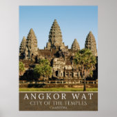 Mystical Angkor Temples – Cambodia Poster (Vorne)