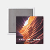 Mystical Antelope Canyon Navajo Nation Arizona Magnet (Vorderseite/Rückseite)