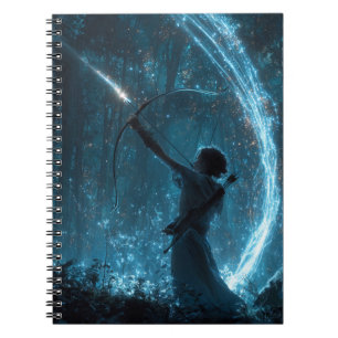 Mystical Archer Moonlight Notebook Notizblock