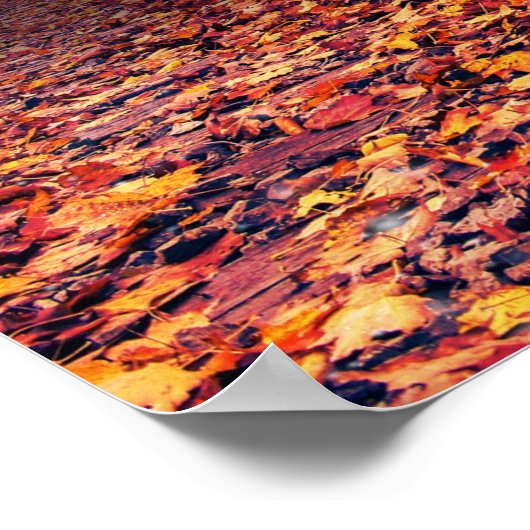 Mystical Autumn Abend Railroad Folies Poster (Ecke)