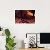 Mystical Autumn Abend Railroad Folies Poster (Heimbüro)