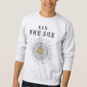 Mystical B Fortune Tarot The Sun Halloween Gothic Sweatshirt (Vorderseite)