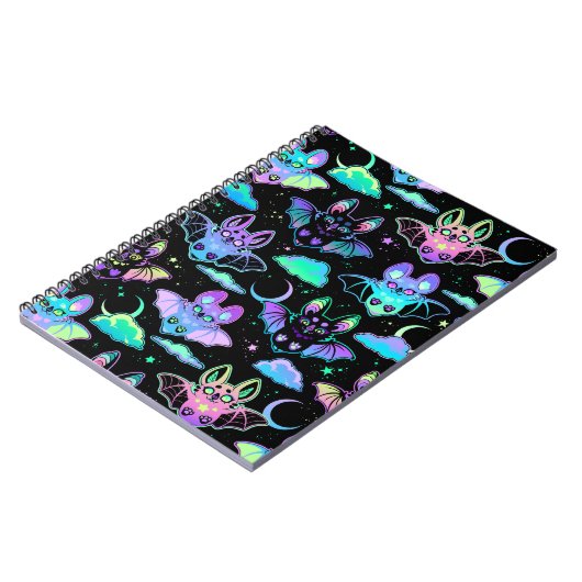 Mystical bats notizblock (Linke Seite)